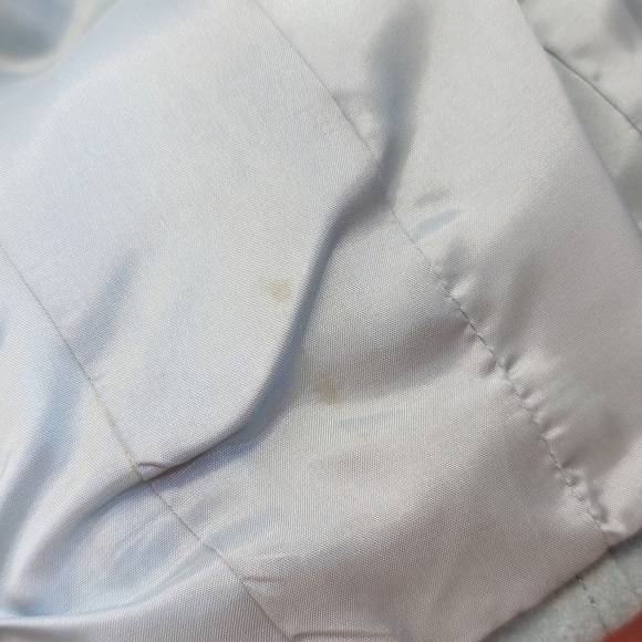 Vintage Women’s Light Blue Wool/Angora Coat Carlisle Size 8 Zip Front - Picture 12 of 16